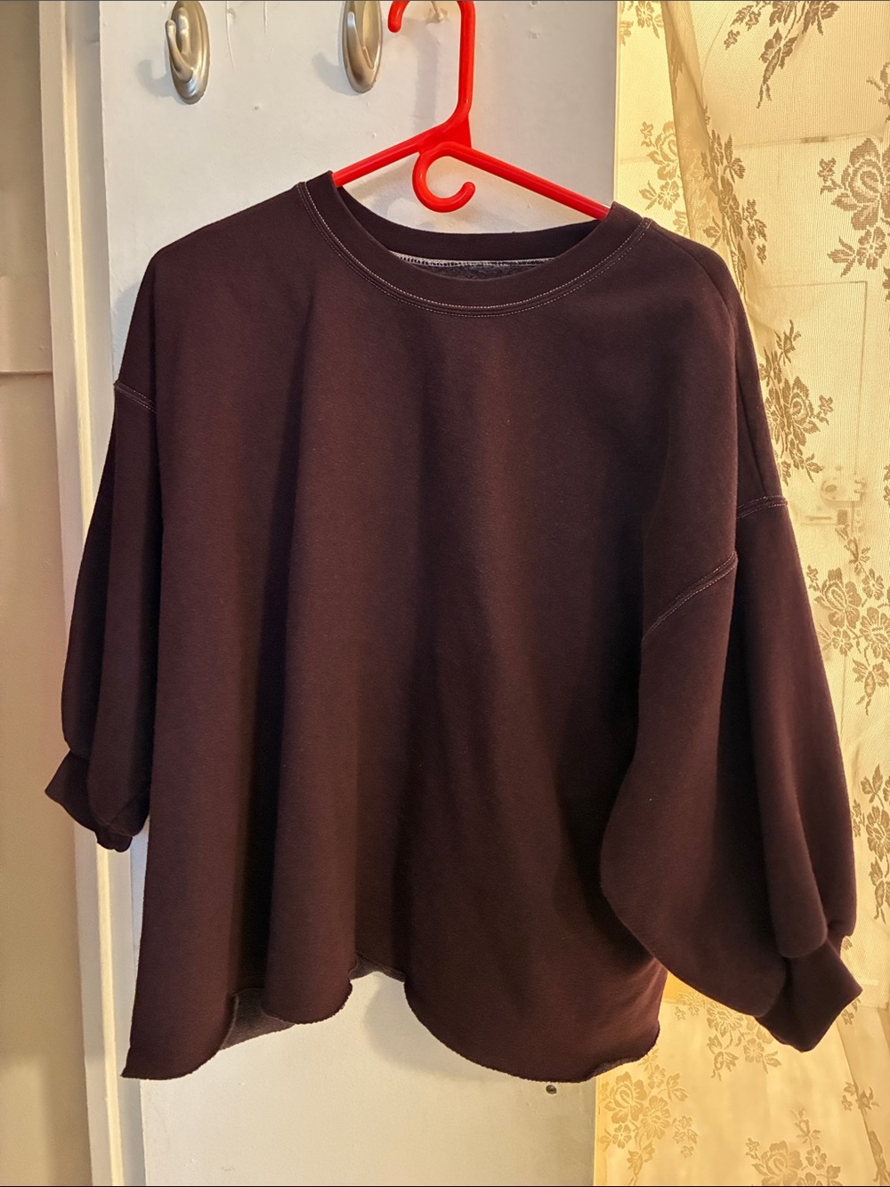 rachel comey purple sweatshirt
